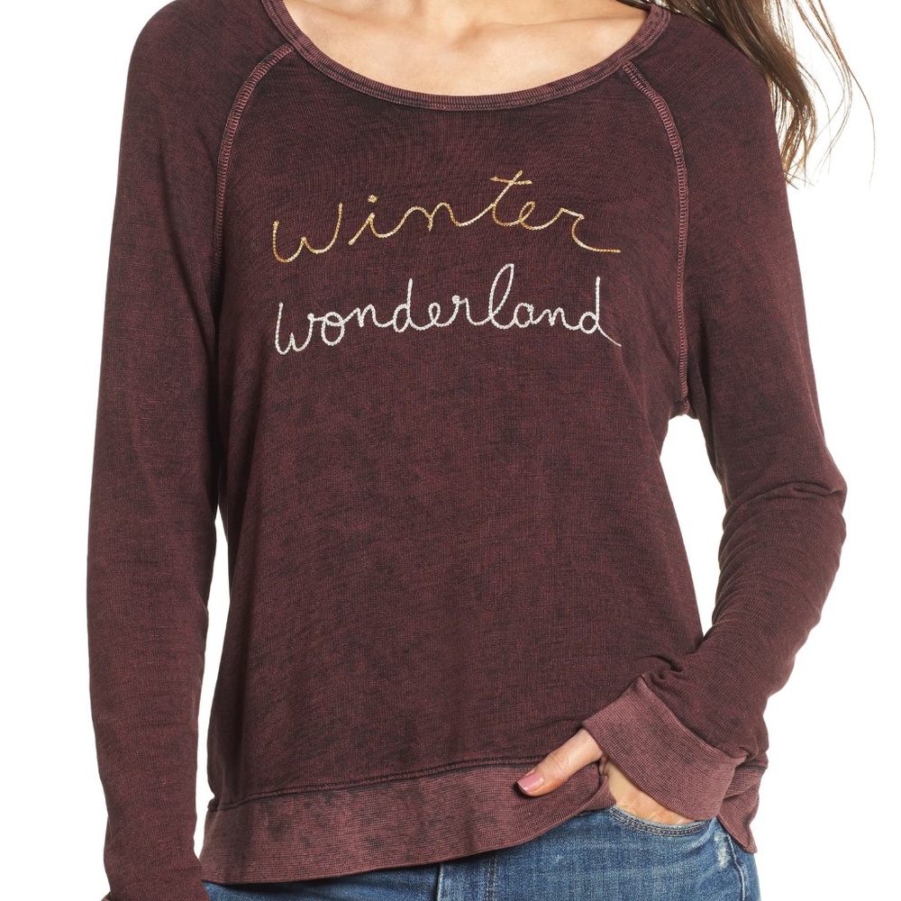 Sundry Winter Wonderland Sweatshirt